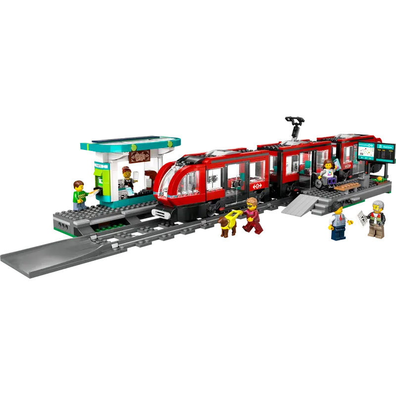 LEGO Letbane og station